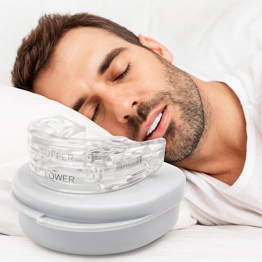 SleepGuard Pro — Antirronquido Ajustable para Noches Silenciosas y Sueño Reparador