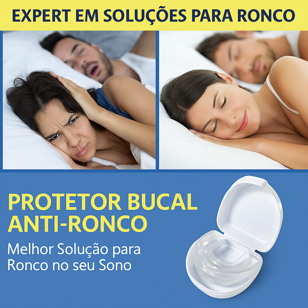 SleepGuard Pro — Antirronquido Ajustable para Noches Silenciosas y Sueño Reparador